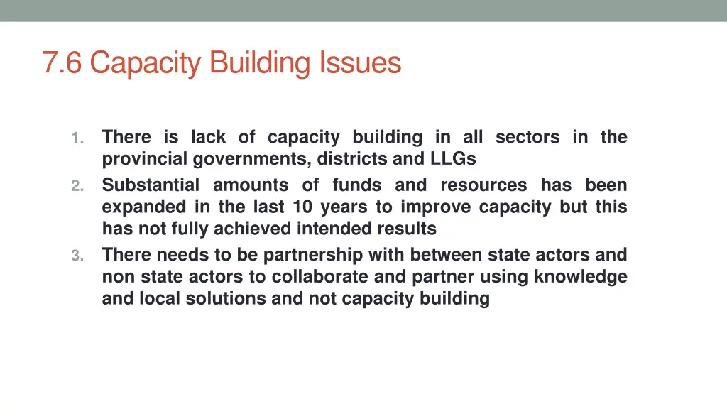 7 6 capacity building issues
