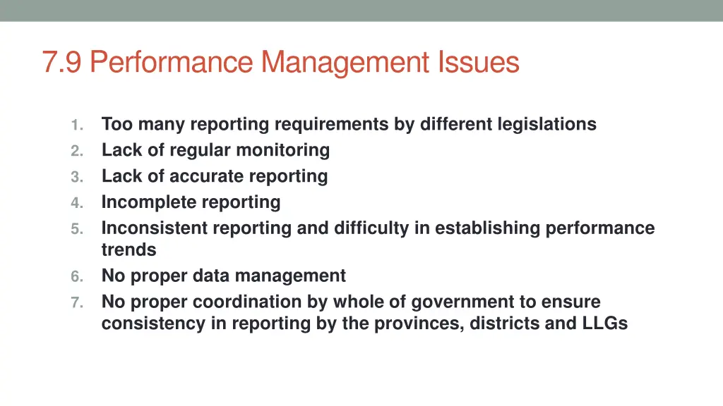 7 9 performance management issues