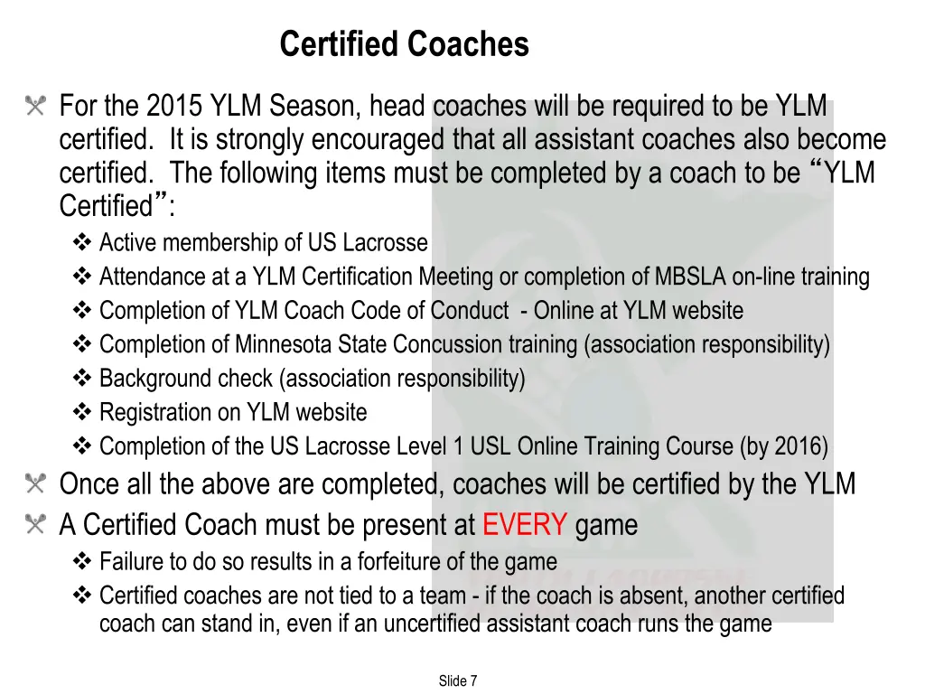 certified coaches