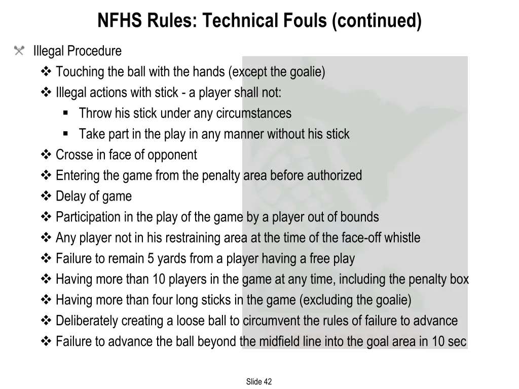 nfhs rules technical fouls continued