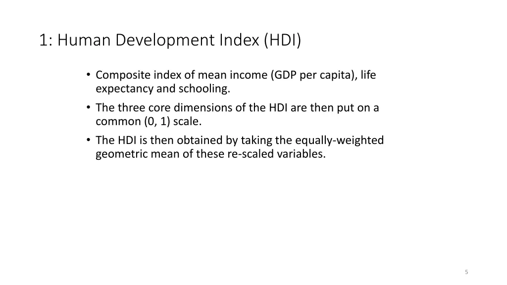 1 human development index hdi composite index
