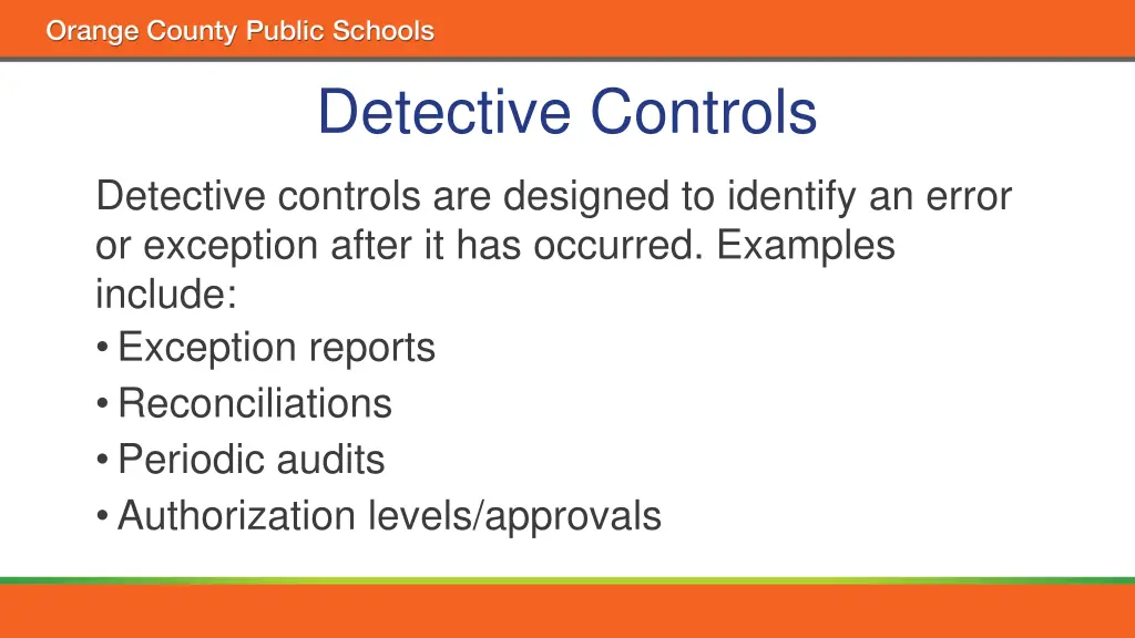detective controls