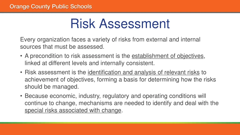 risk assessment