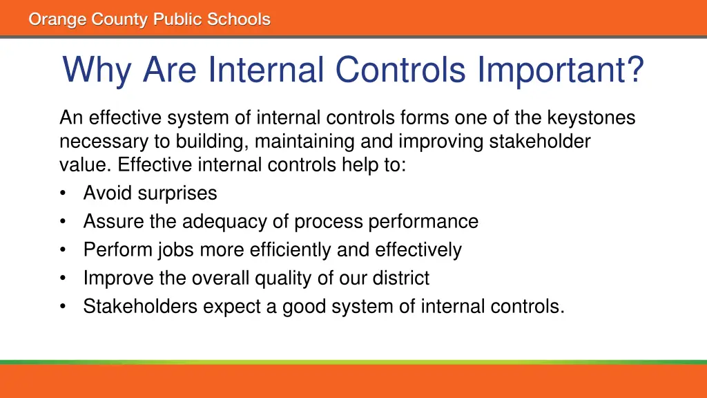 why are internal controls important