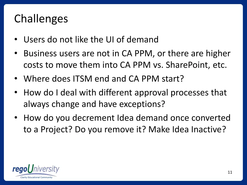 challenges