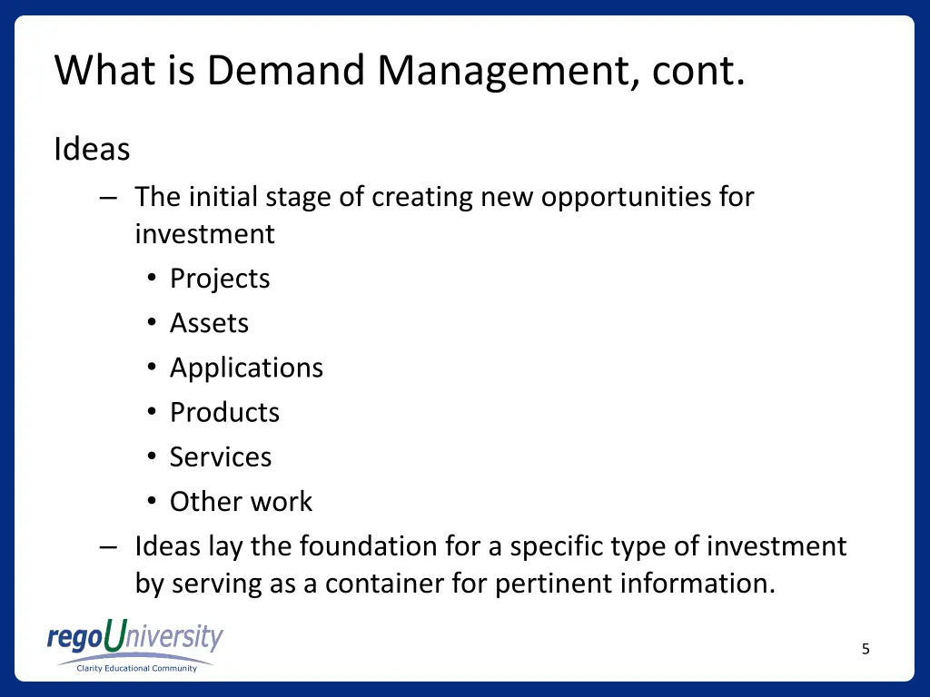 what is demand management cont 1