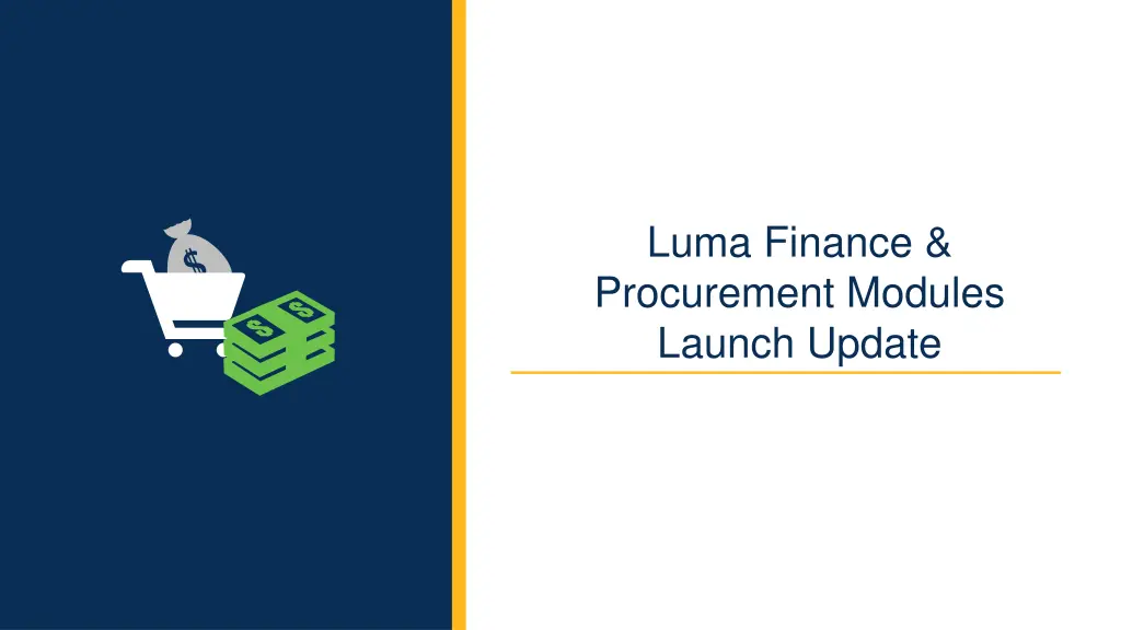 luma finance procurement modules launch update