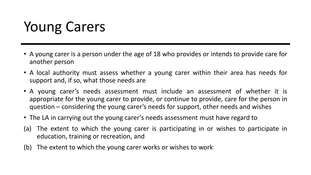 young carers