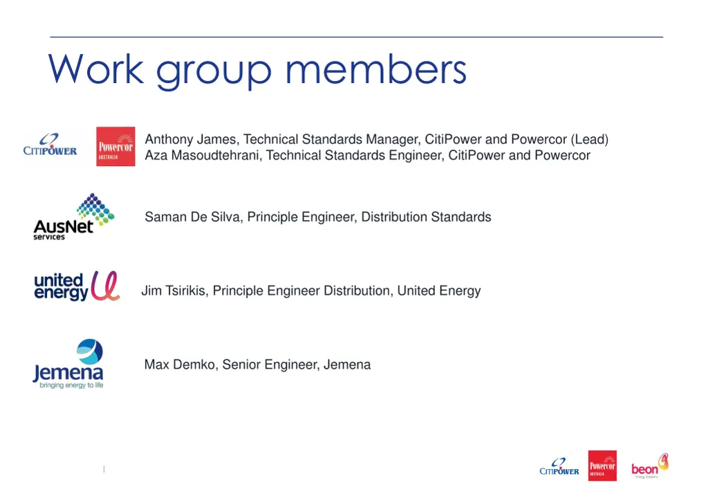 work group members