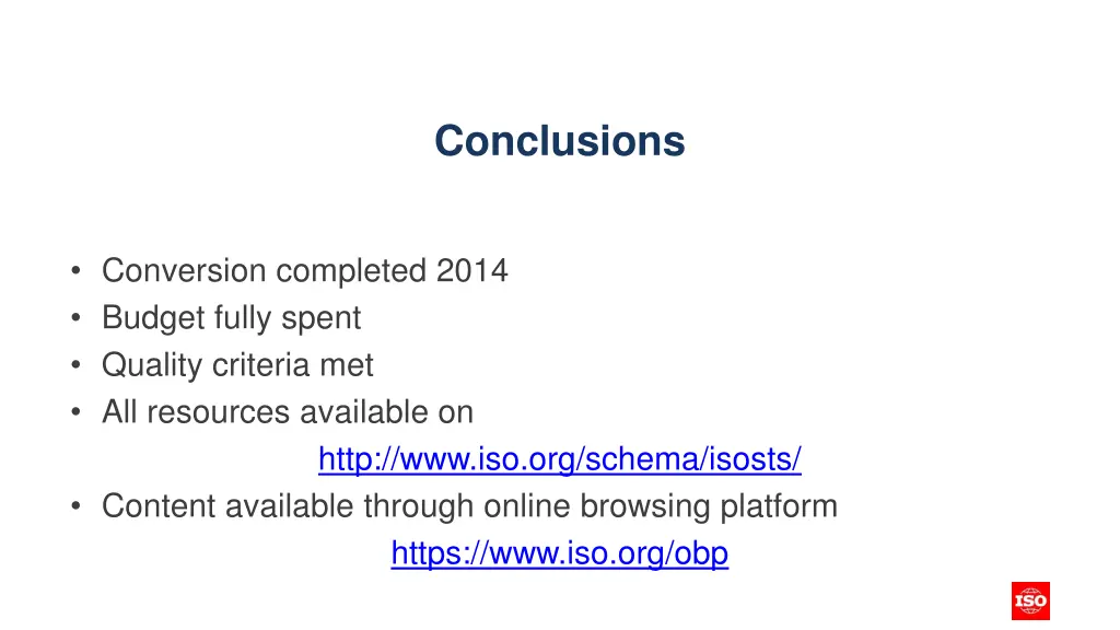 conclusions