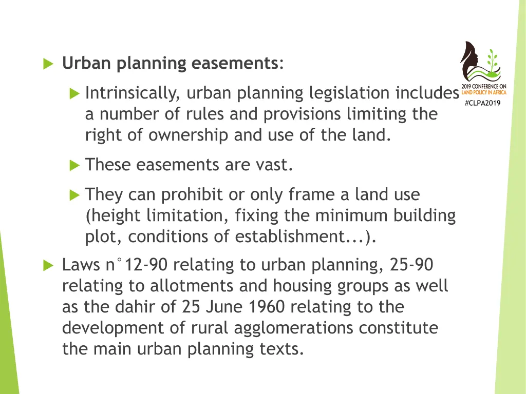 urban planning easements