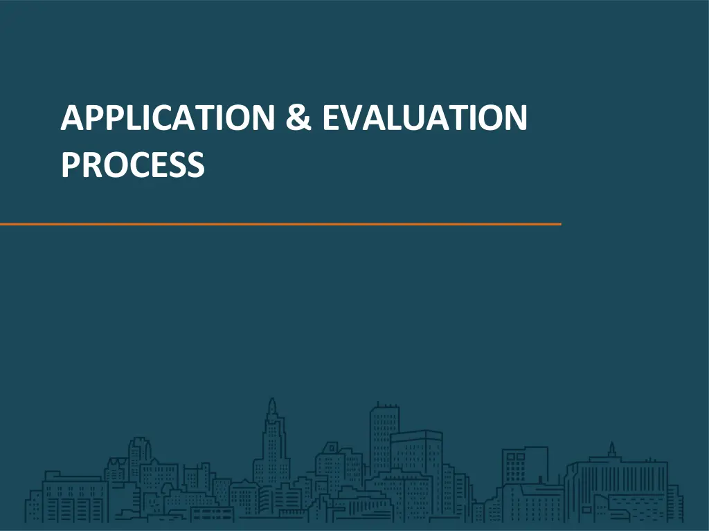 application evaluation process