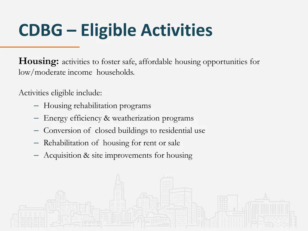 cdbg eligible activities 3