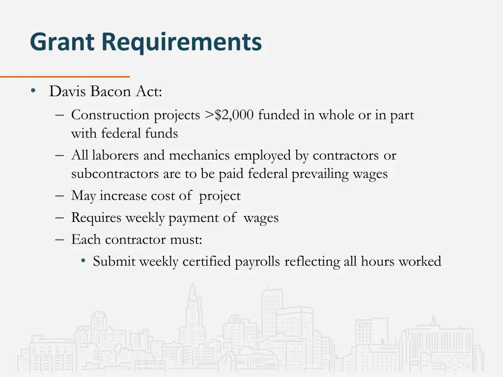 grant requirements 3