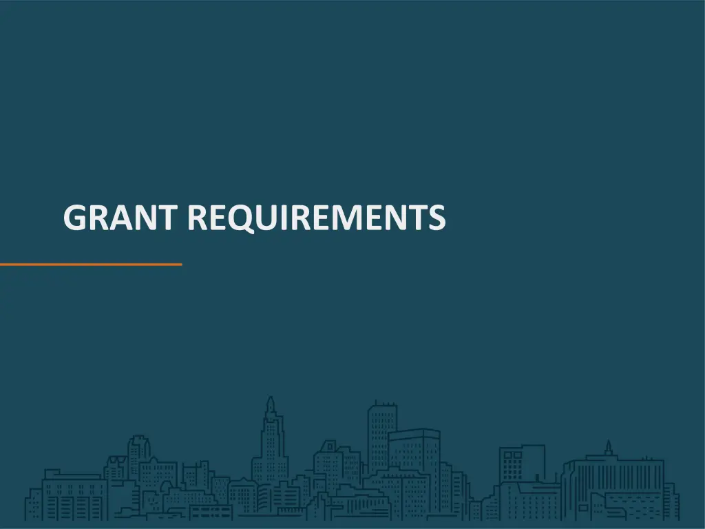 grant requirements