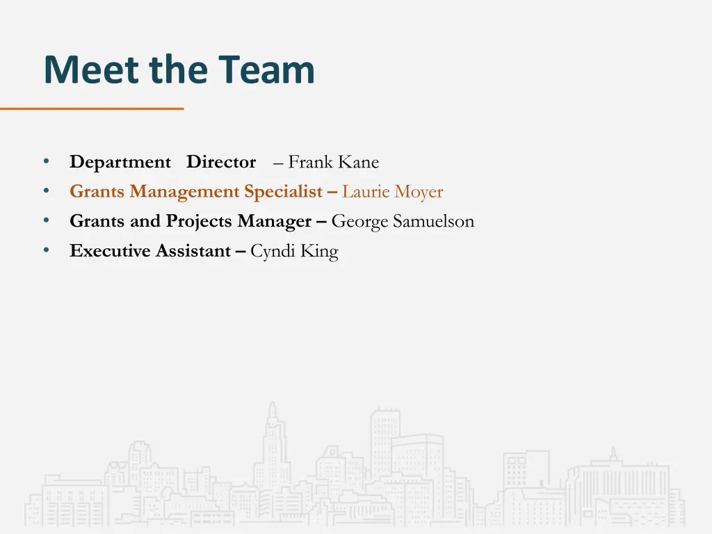 meet the team