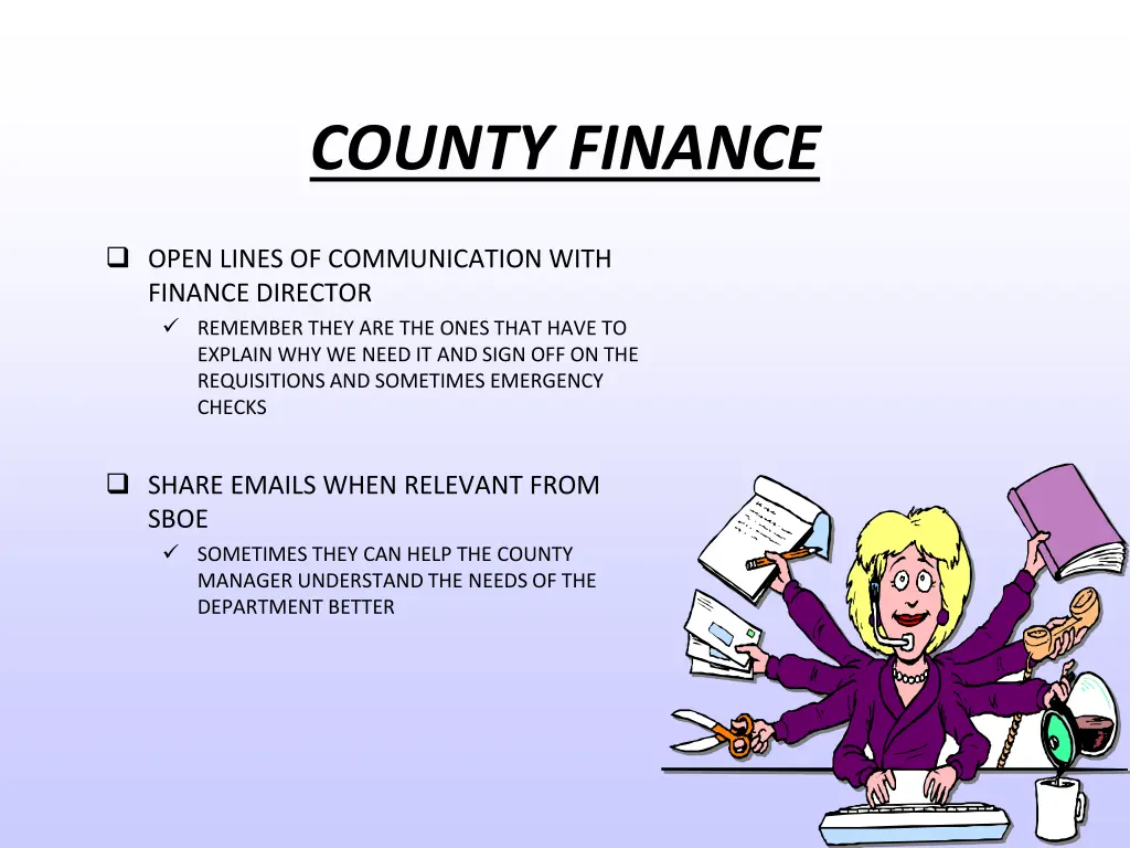 county finance