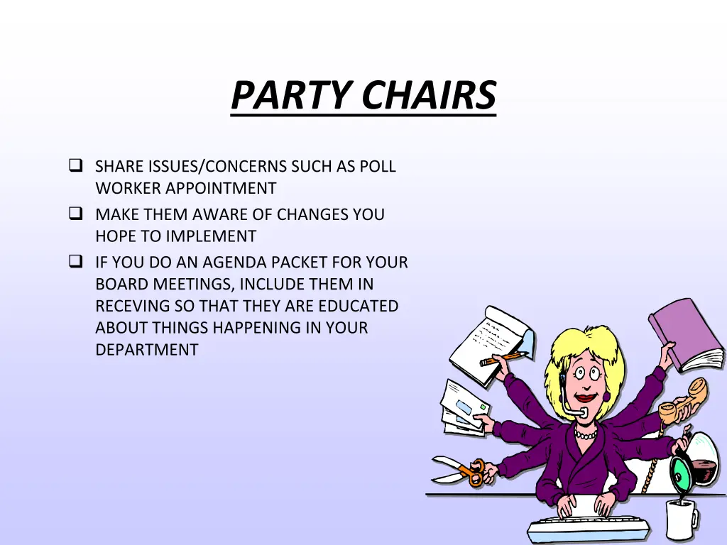 party chairs