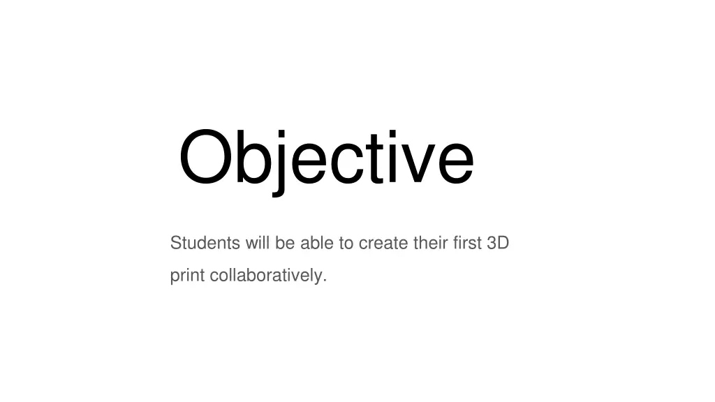 objective