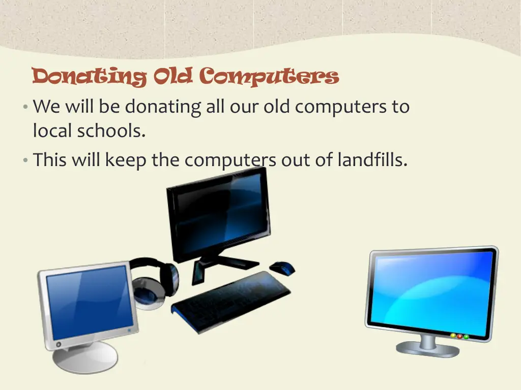 donating old computers