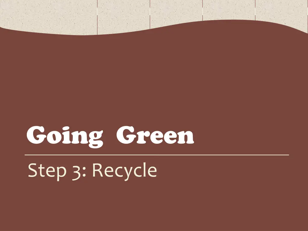 going green 2