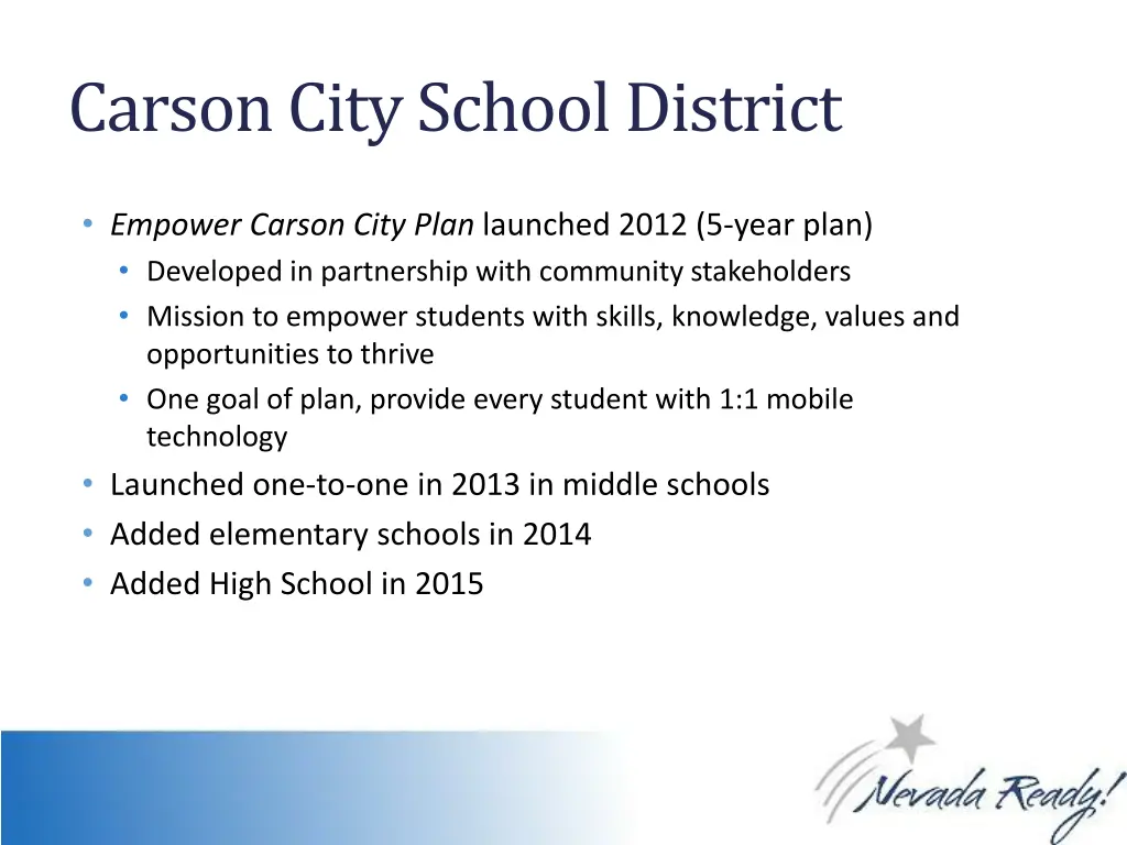 carson city school district