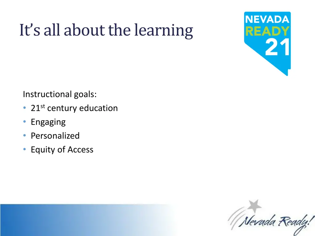 it s all about the learning 1