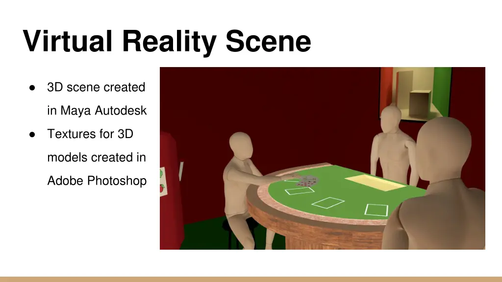 virtual reality scene