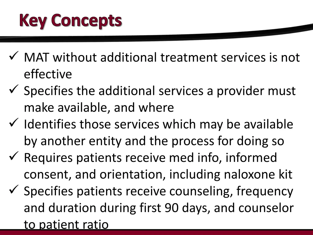 key concepts