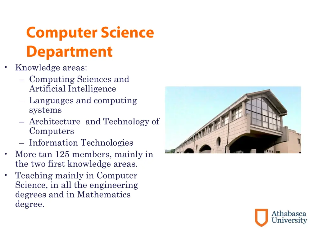 knowledge areas computing sciences and artificial