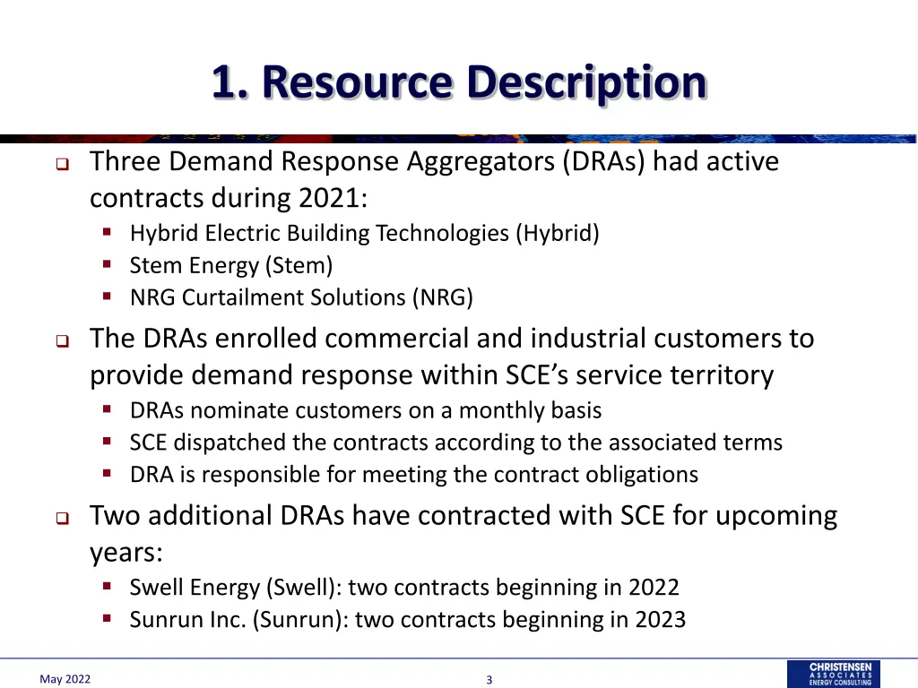 1 resource description