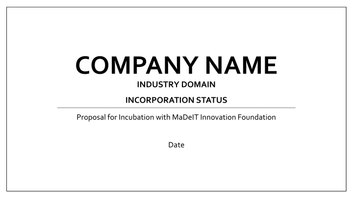 company name industry domain