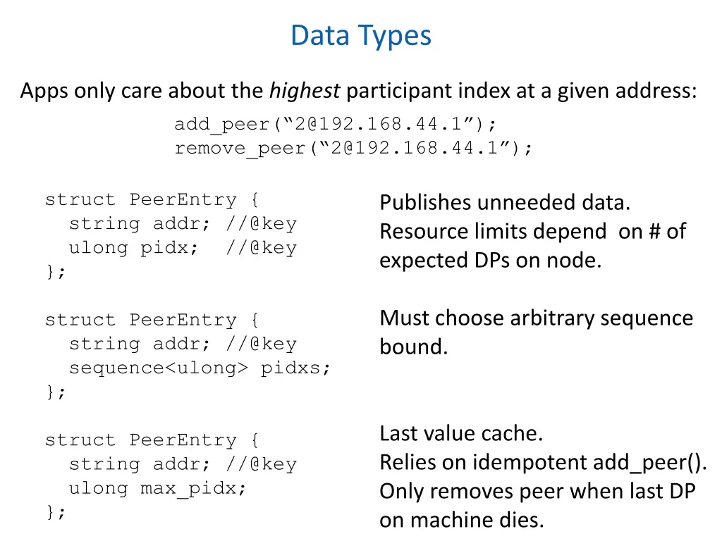 data types