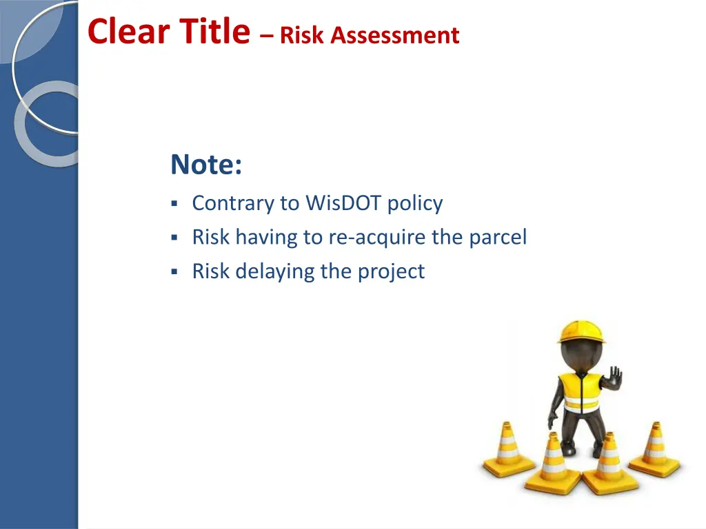 clear title risk assessment 1