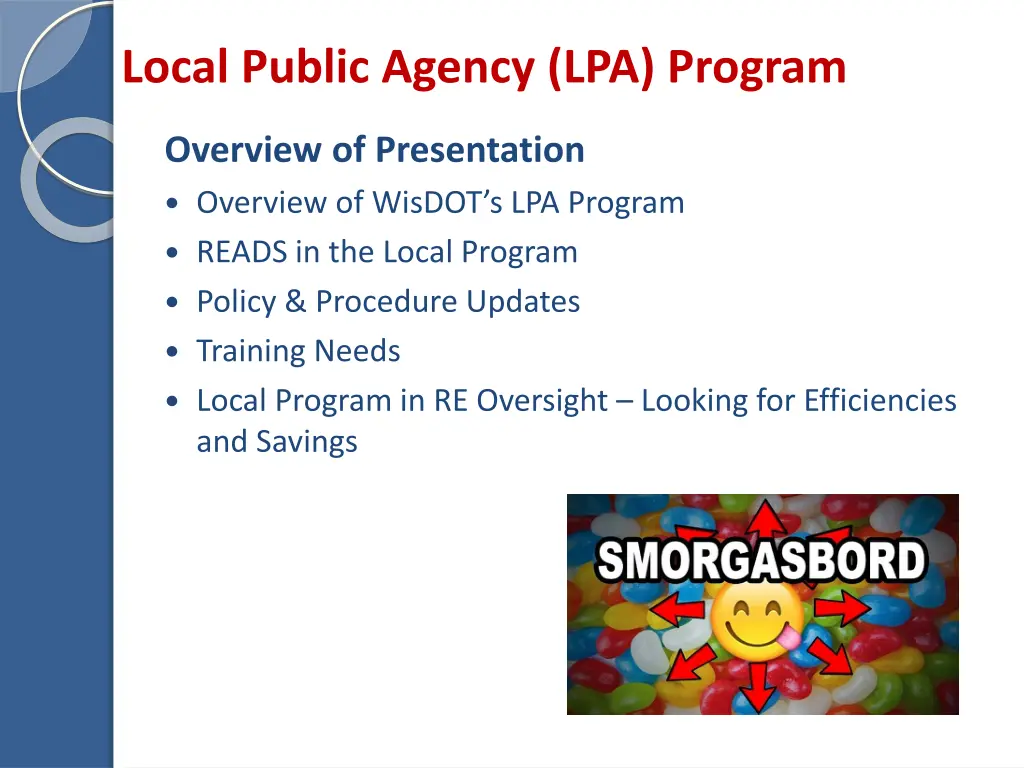 local public agency lpa program