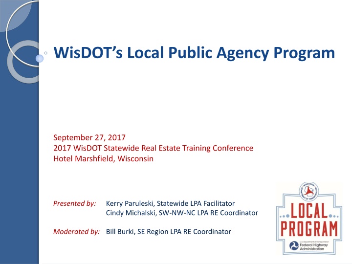 wisdot s local public agency program