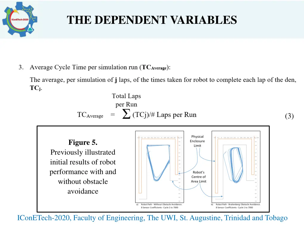 the dependent variables 1