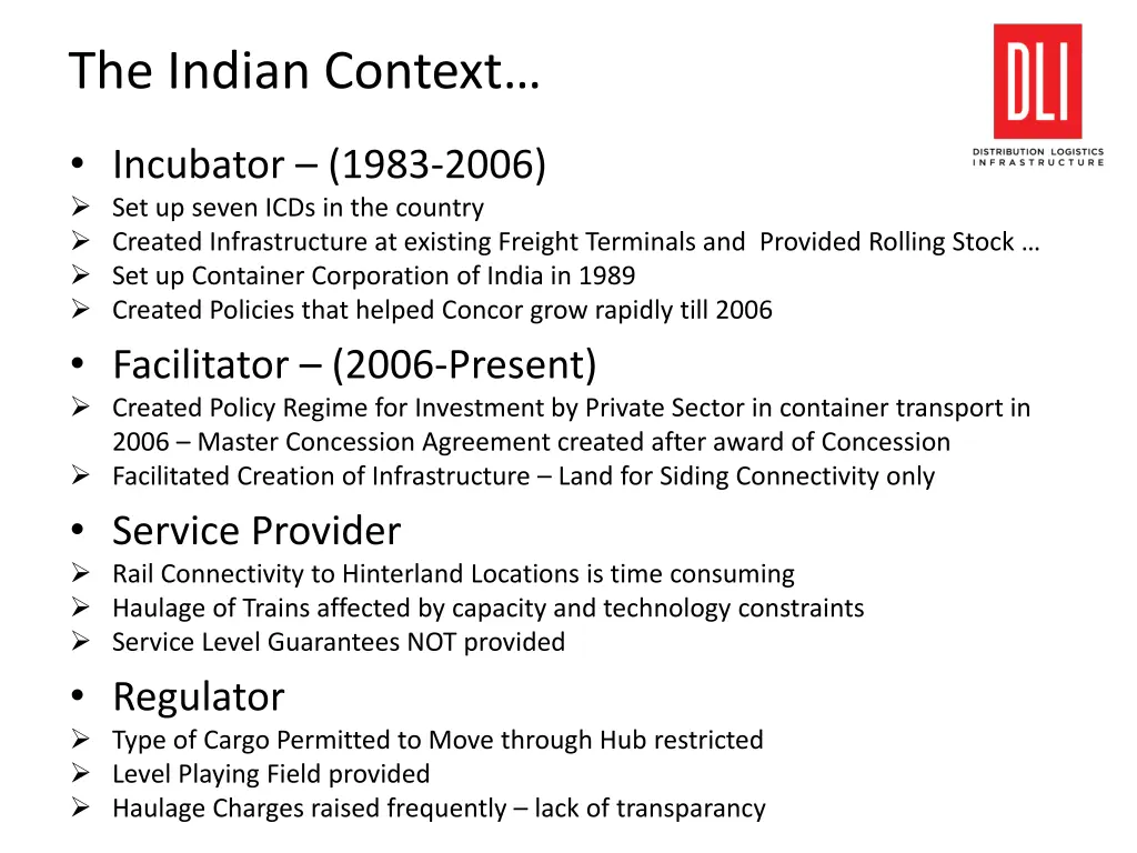 the indian context