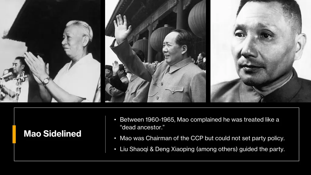 between 1960 1965 mao complained he was treated