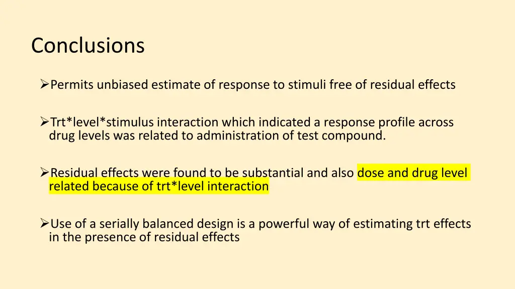 conclusions