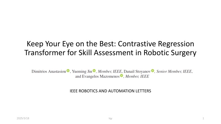 keep your eye on the best contrastive regression
