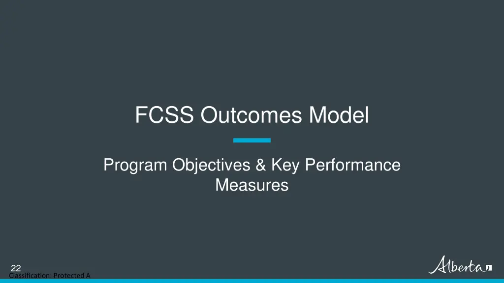 fcss outcomes model