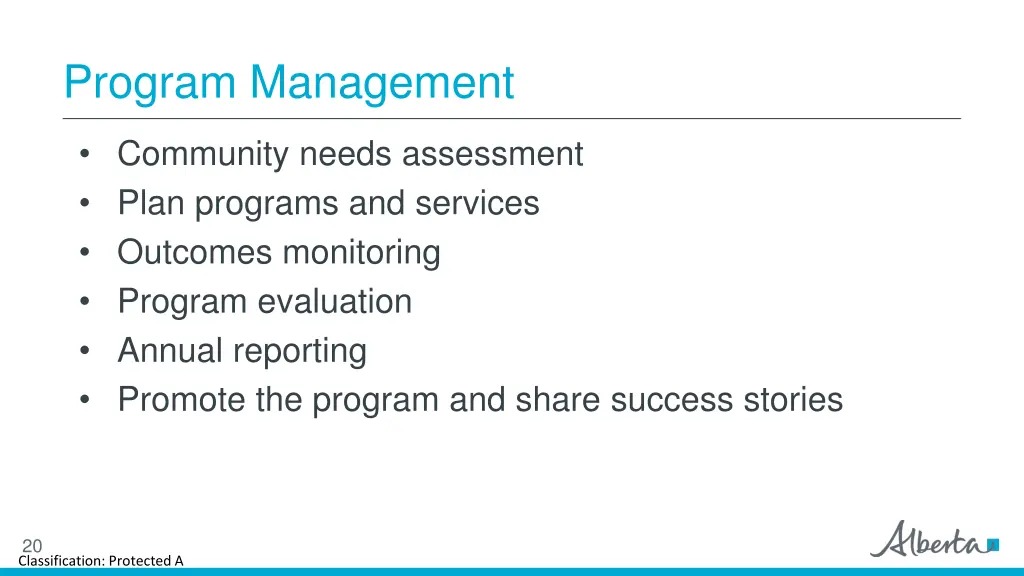 program management