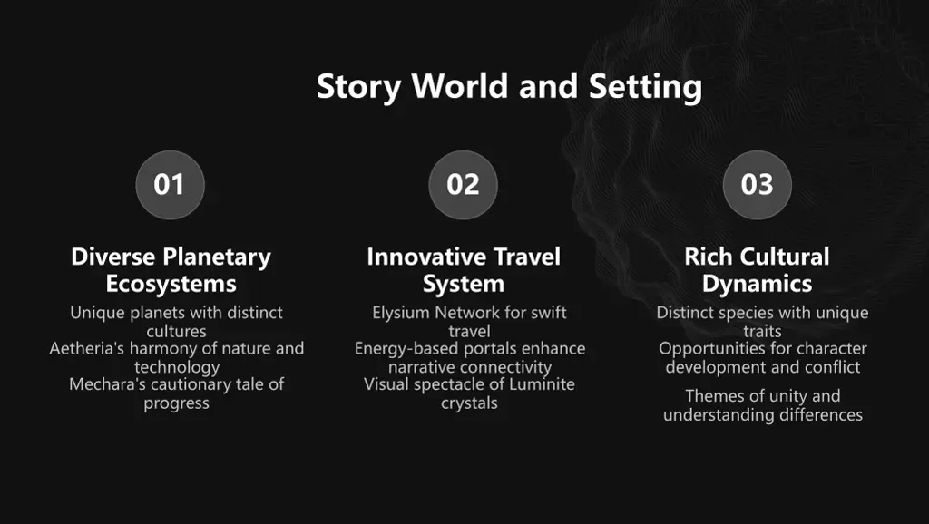 story world and setting