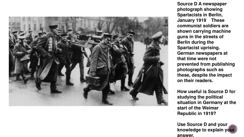source d a newspaper photograph showing