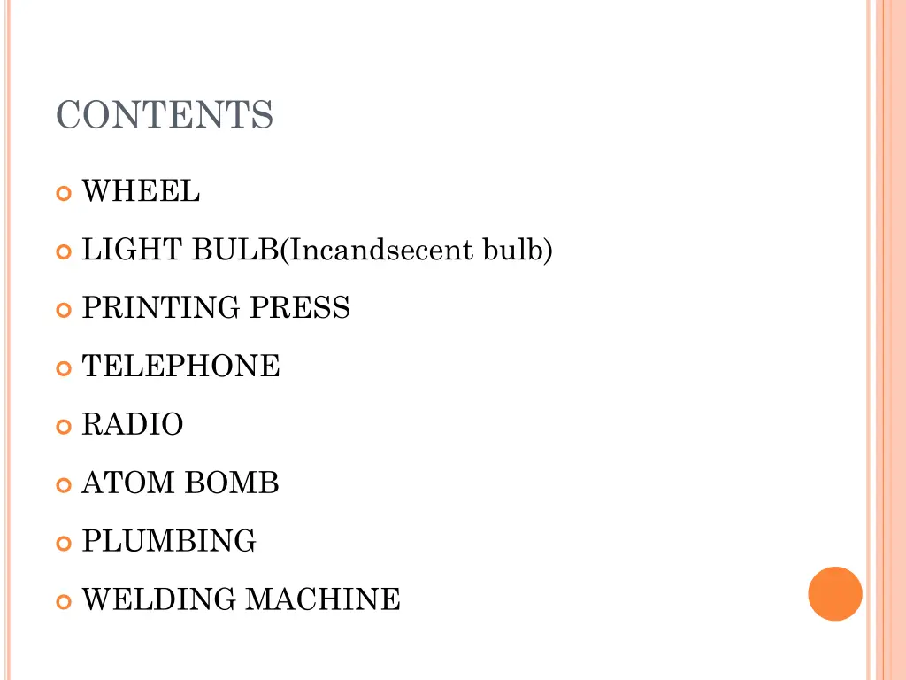 contents