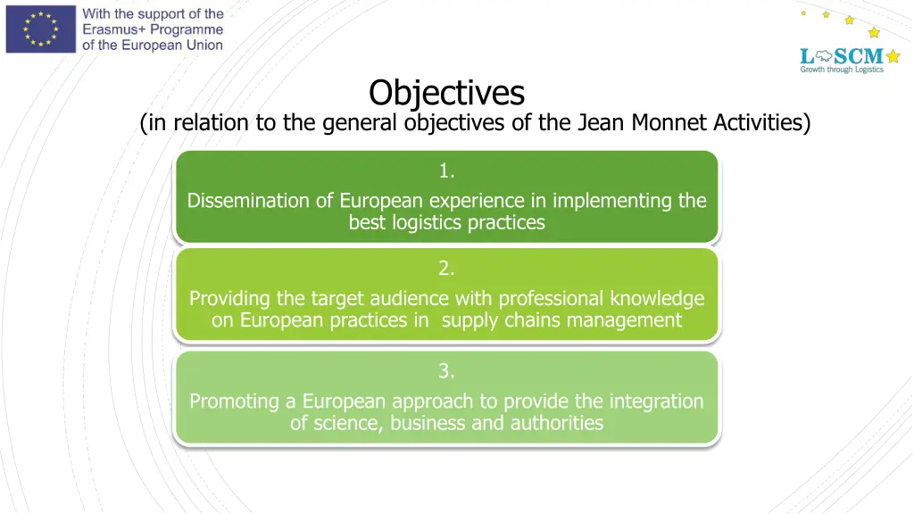 objectives