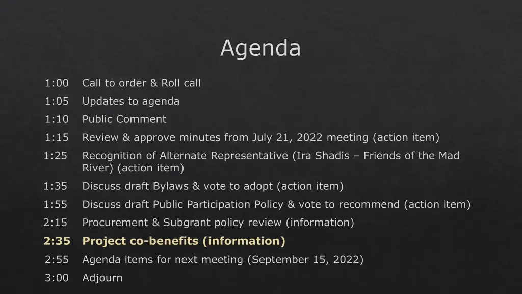 agenda 6