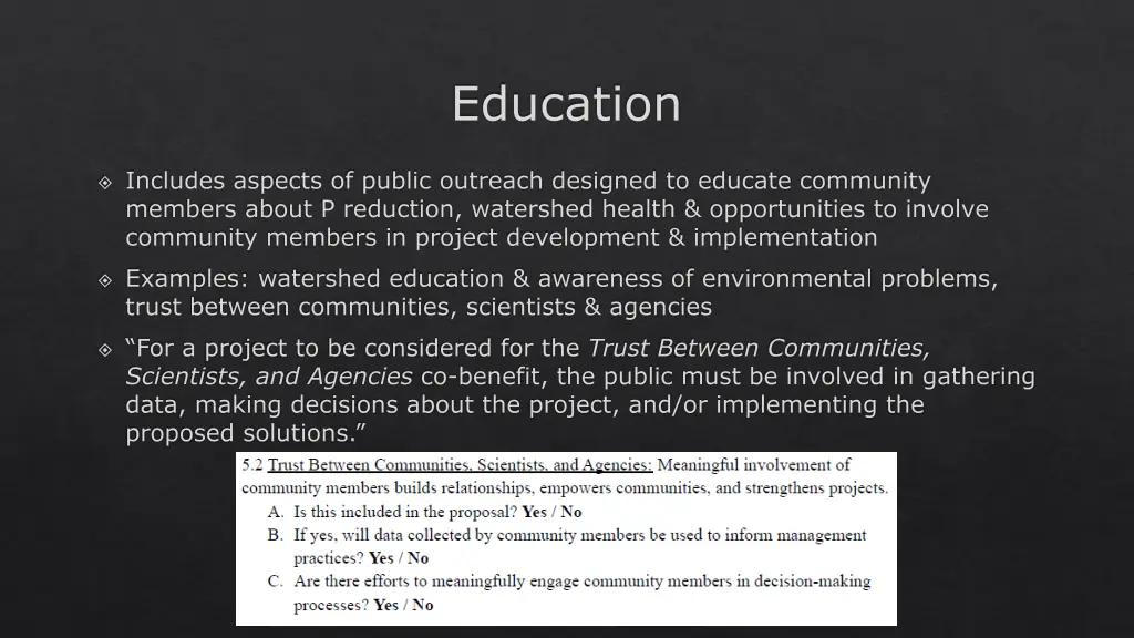 education