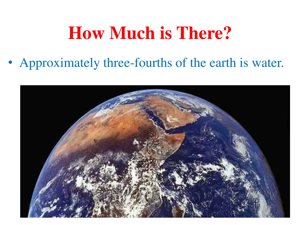 how much is there